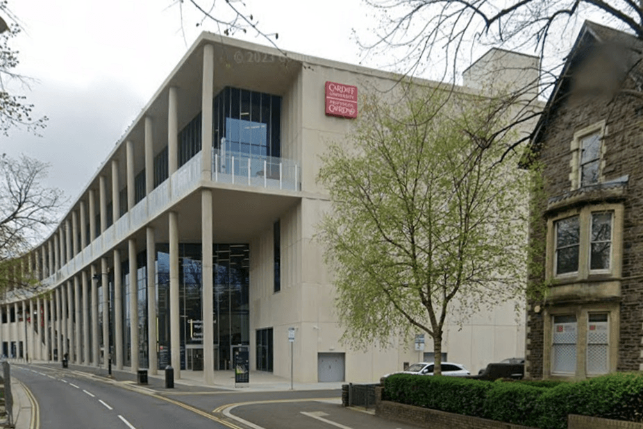 Cardiff University campus, Cardiff City, Wales